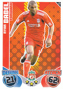 Ryan Babel Liverpool 2010/11 Topps Match Attax #177